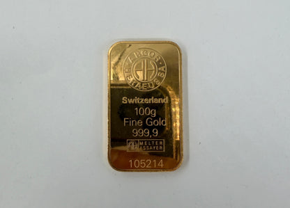 Lingotto 100gr - Oro 24kt (999,9‰)
