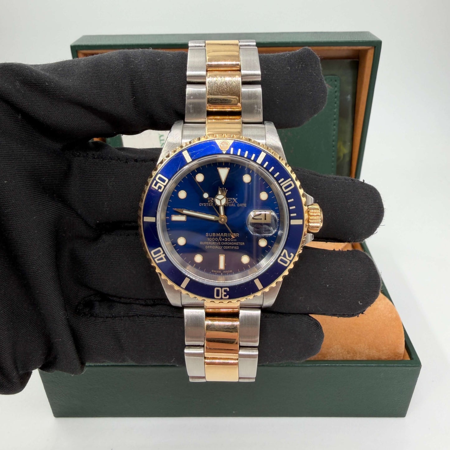 ROLEX SUBMARINER DATA ACCIAIO ORO ANNO 1999