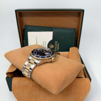 ROLEX SUBMARINER DATA ACCIAIO ORO ANNO 1999
