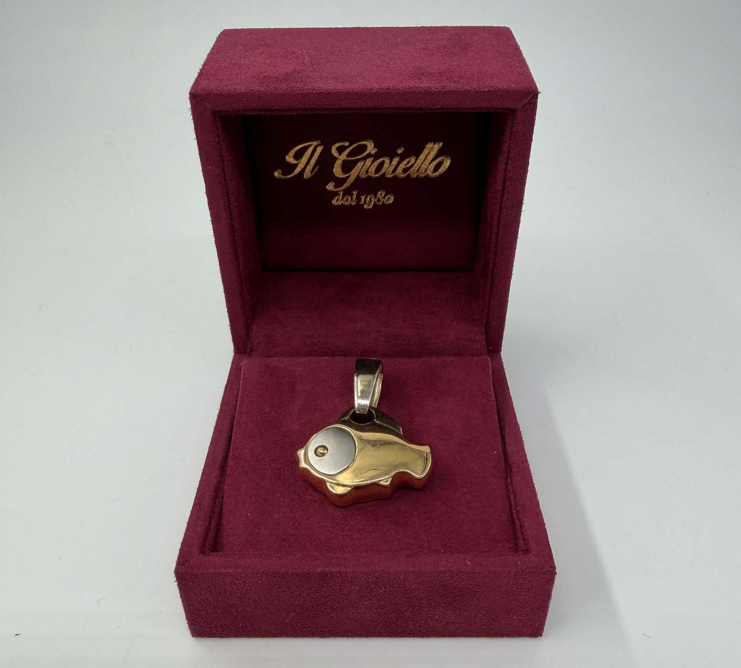 CIONDOLO ORO 18KT BICOLOR
