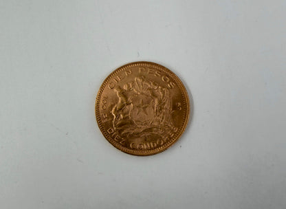 100 Pesos Chile - Oro 21kt (900‰)