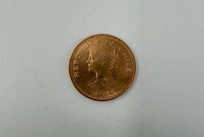 100 Pesos Chile - Oro 21kt (900‰)