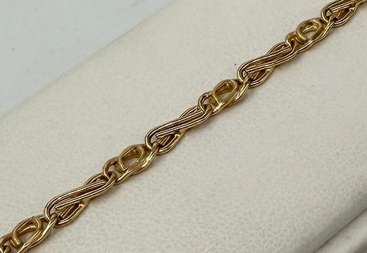 BRACCIALE 18 KT BICOLOR