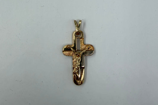 CIONDOLO ORO 18KT BICOLOR