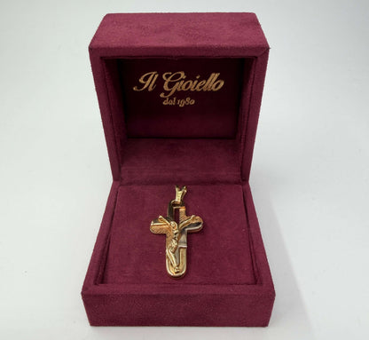 CIONDOLO ORO 18KT BICOLOR