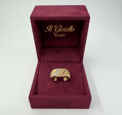 ANELLO IN ORO 18KT TRICOLOR