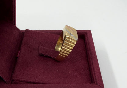 ANELLO IN ORO 18KT TRICOLOR
