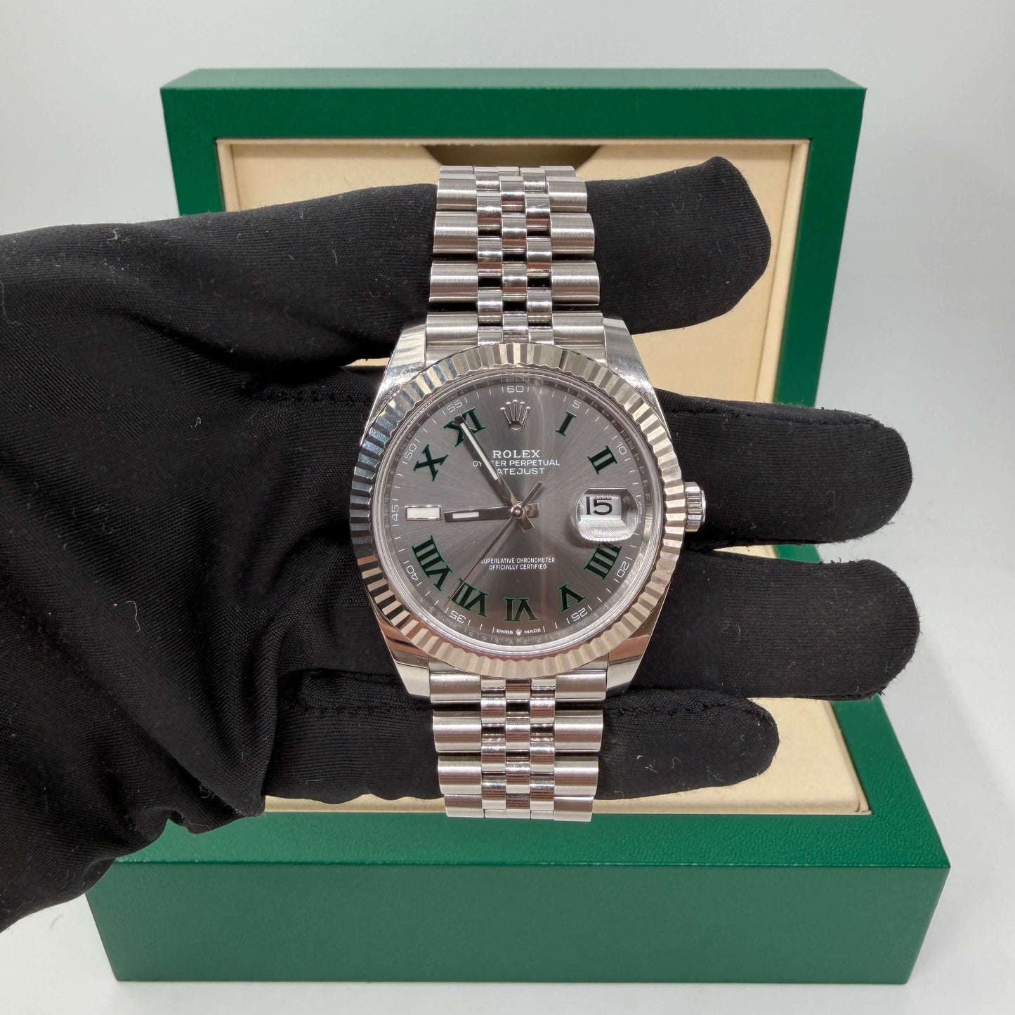 ROLEX DATE JUST 41MM WIMBLEDON 2024