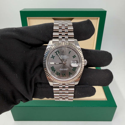 ROLEX DATE JUST 41MM WIMBLEDON 2024