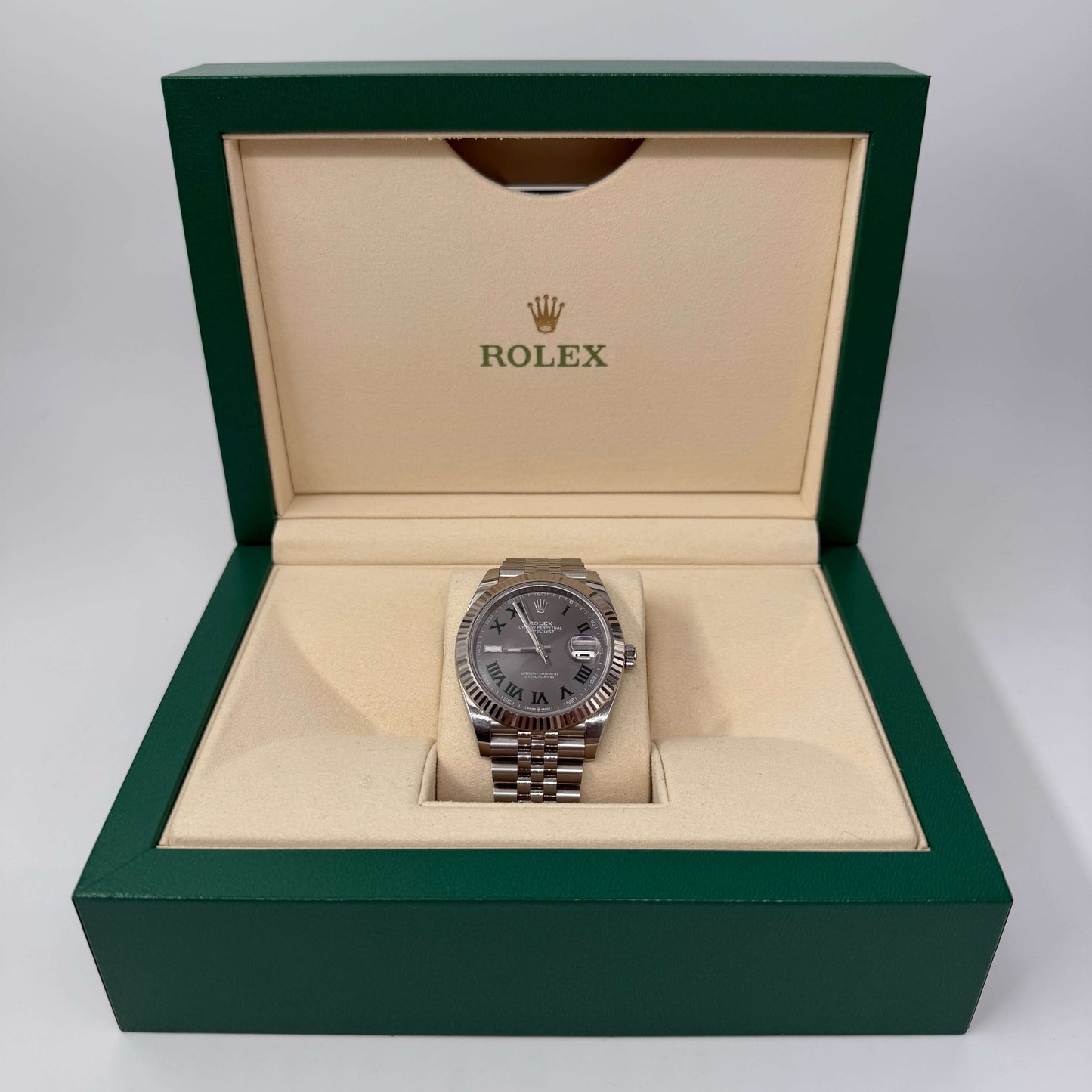 ROLEX DATE JUST 41MM WIMBLEDON 2024