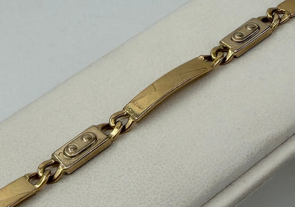 BRACCIALE 18 KT BICOLOR