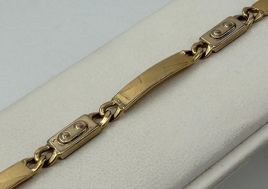 BRACCIALE 18 KT BICOLOR