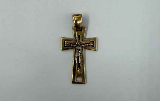 CIONDOLO ORO 18KT BICOLOR