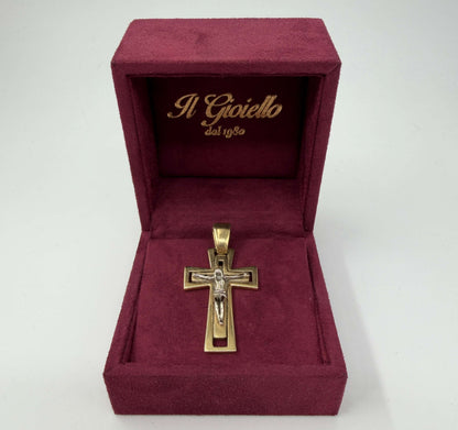 CIONDOLO ORO 18KT BICOLOR