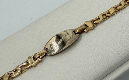 BRACCIALE 18 KT BICOLOR