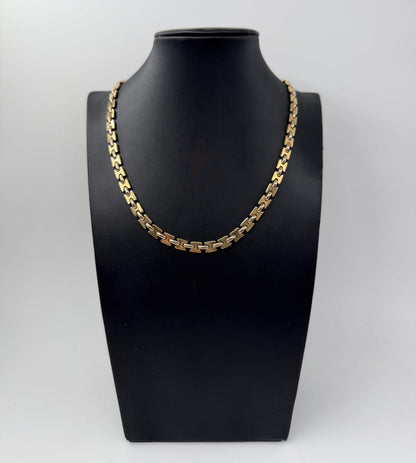 COLLANA ORO 18KT BICOLOR