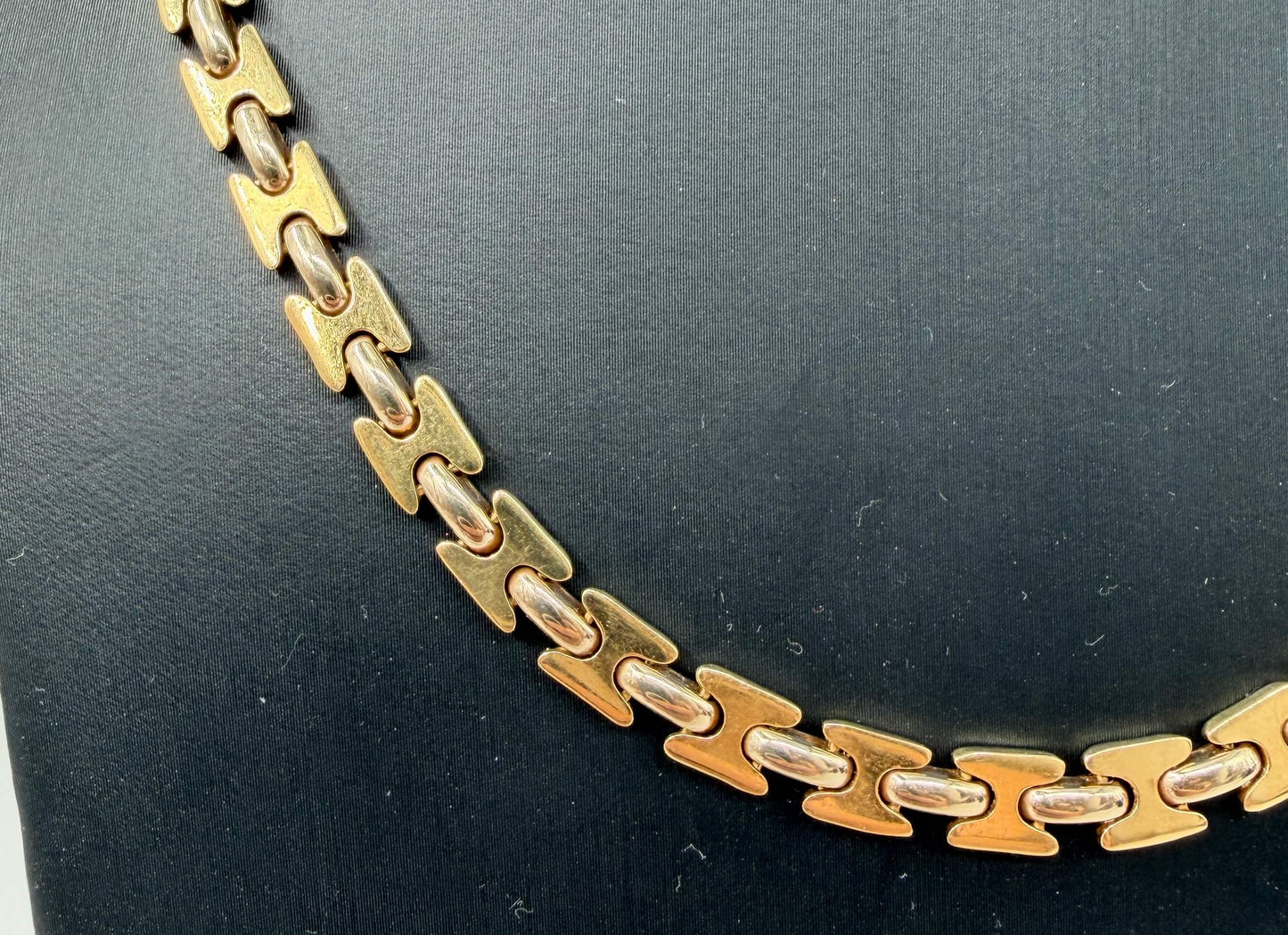 COLLANA ORO 18KT BICOLOR