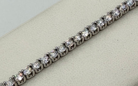 BRACCIALE TENNIS 18KT CON DIAMANTI
