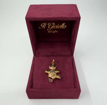 CIONDOLO ORO 18KT TRICOLOR