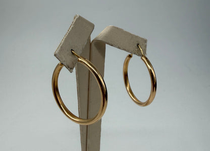 COPPIA DI ORECCHINI ORO 18KT GIALLO