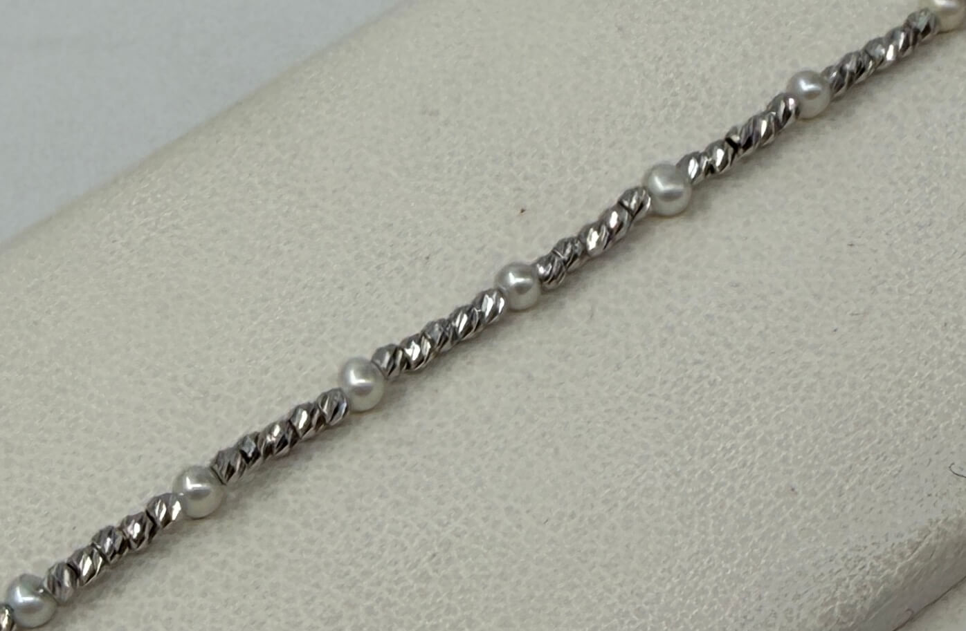 BRACCIALE 18 KT BIANCO