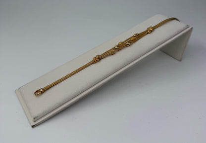 BRACCIALE 18 KT BICOLOR