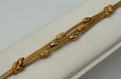 BRACCIALE 18 KT BICOLOR