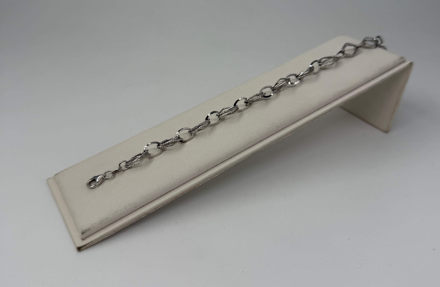 BRACCIALE 18 KT BIANCO