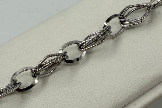 BRACCIALE 18 KT BIANCO