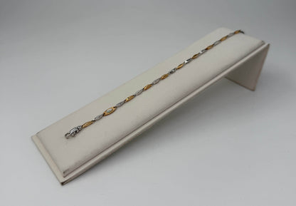 BRACCIALE 18 KT BICOLOR