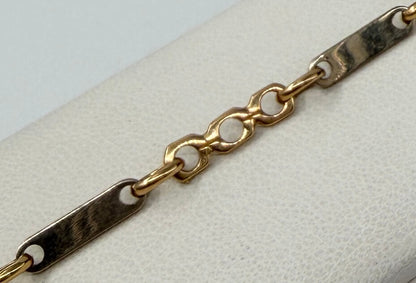 BRACCIALE 18 KT BICOLOR