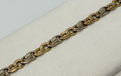 BRACCIALE 18 KT BICOLOR