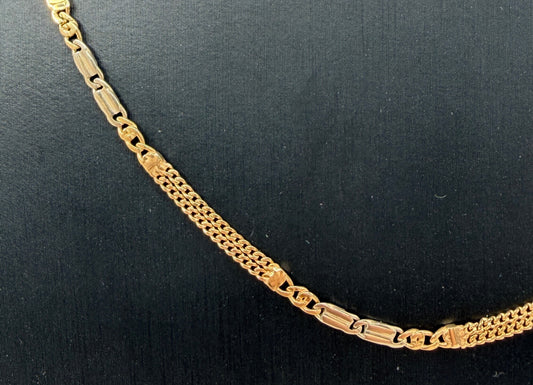COLLANA ORO 18KT BICOLOR