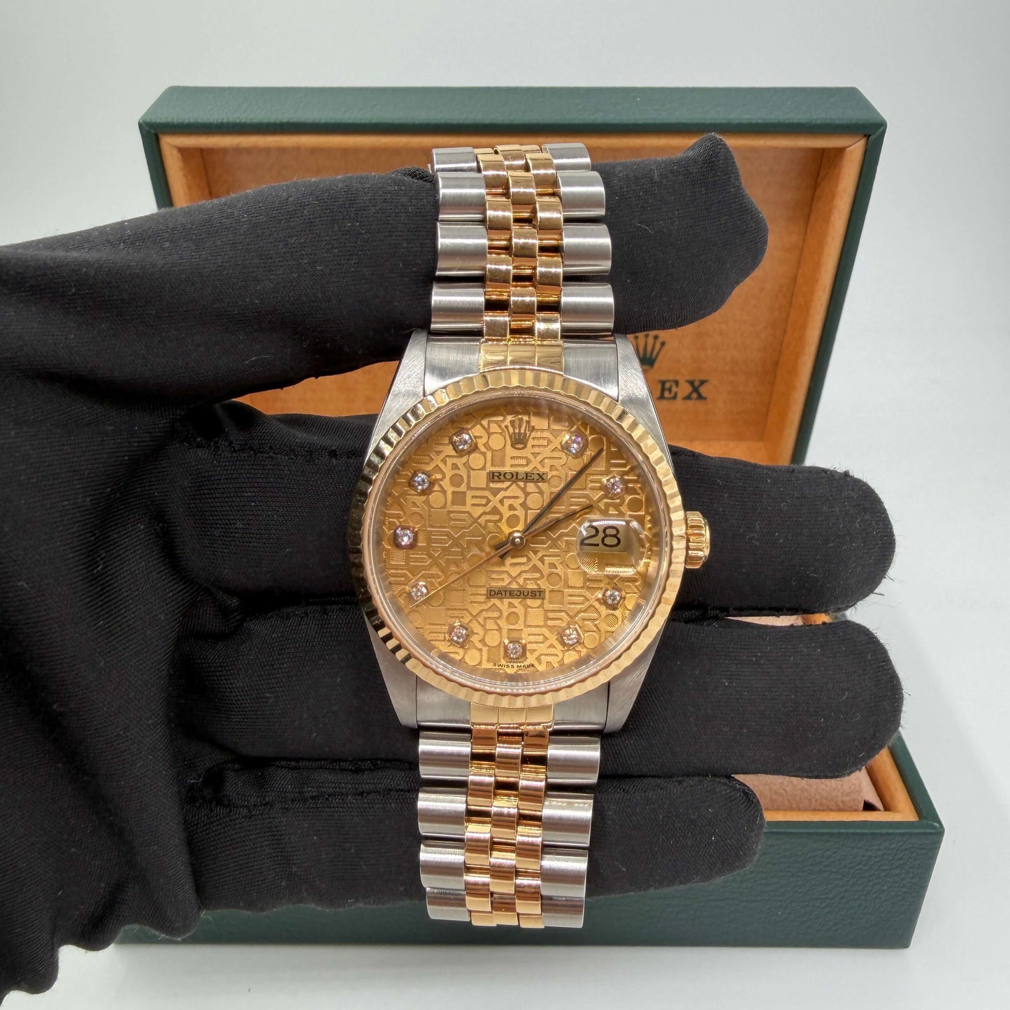 ROLEX DATE-JUST ACCIAIO ORO 1992 - FULL SET