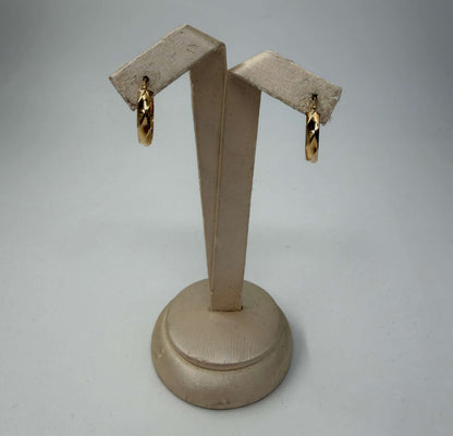 COPPIA DI ORECCHINI ORO 18KT GIALLO