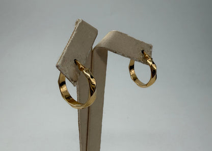 COPPIA DI ORECCHINI ORO 18KT GIALLO