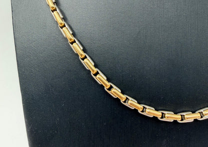 COLLANA ORO 18KT BICOLOR