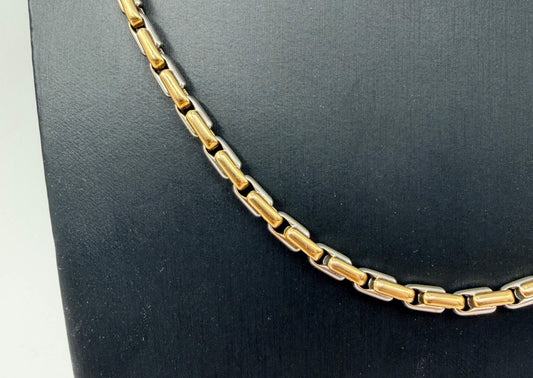 COLLANA ORO 18KT BICOLOR