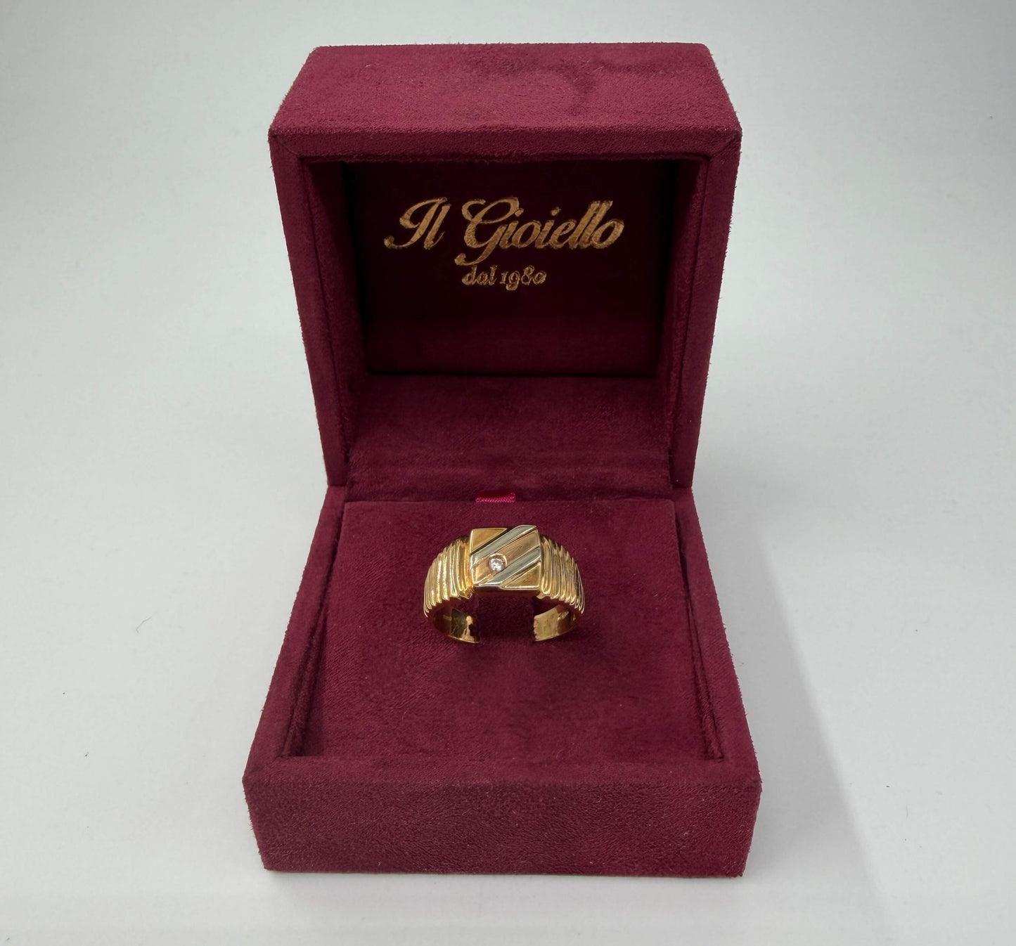 ANELLO IN ORO 18KT TRICOLOR