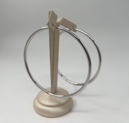 COPPIA DI ORECCHINI ORO 18KT BIANCO