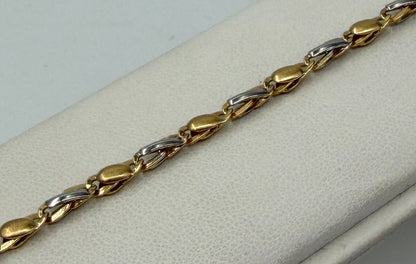 BRACCIALE 18 KT BICOLOR