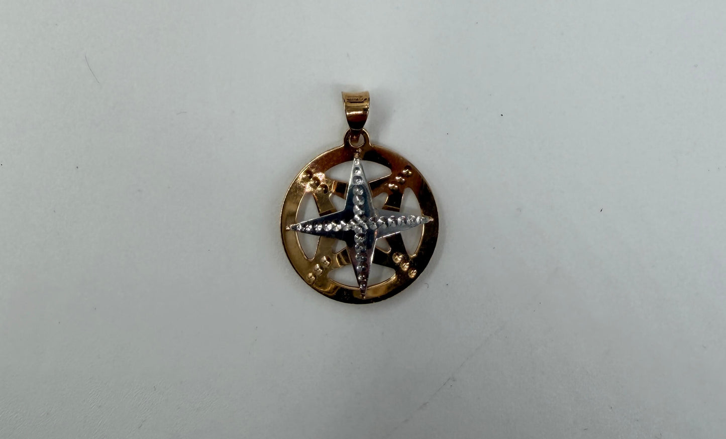 CIONDOLO ORO 18KT BICOLOR
