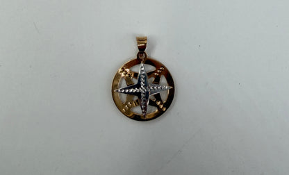 CIONDOLO ORO 18KT BICOLOR