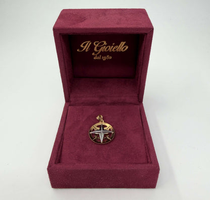 CIONDOLO ORO 18KT BICOLOR