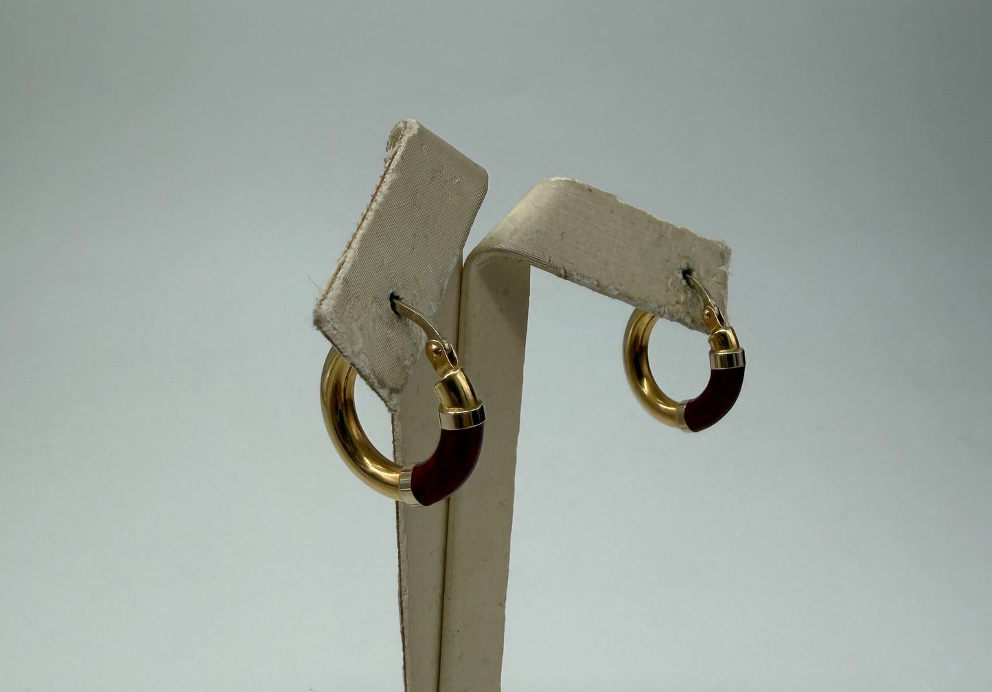 COPPIA DI ORECCHINI ORO 18KT GIALLO