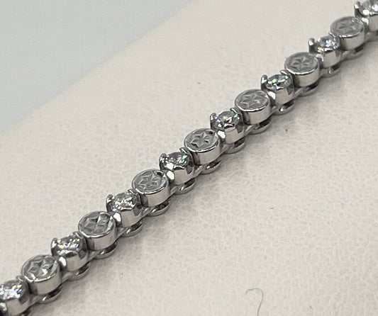 BRACCIALE TENNIS 18KT CON DIAMANTI