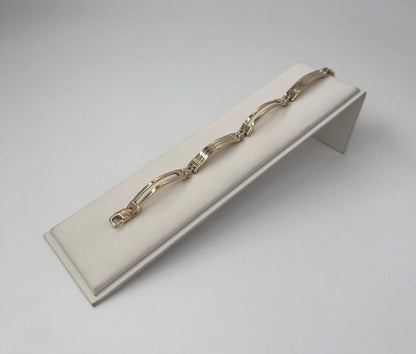BRACCIALE 18 KT BICOLOR