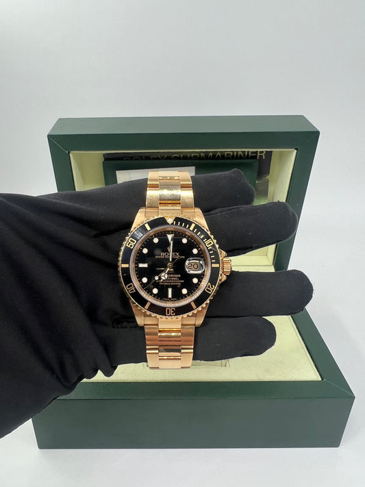 ROLEX SUBMARINER  DATA ORO 18KT