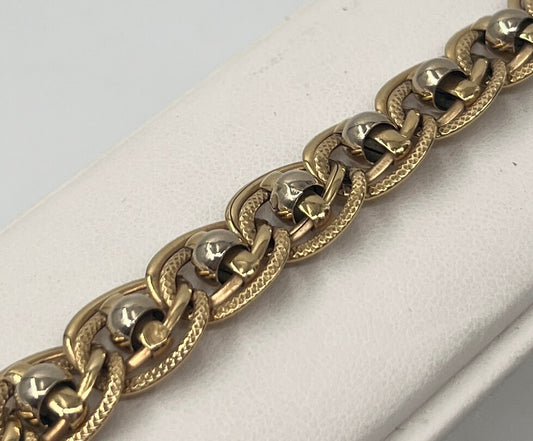 BRACCIALE 18 KT BICOLOR