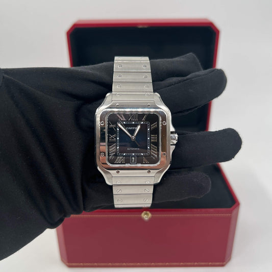 CARTIER SANTOS QUADRANTE BLU